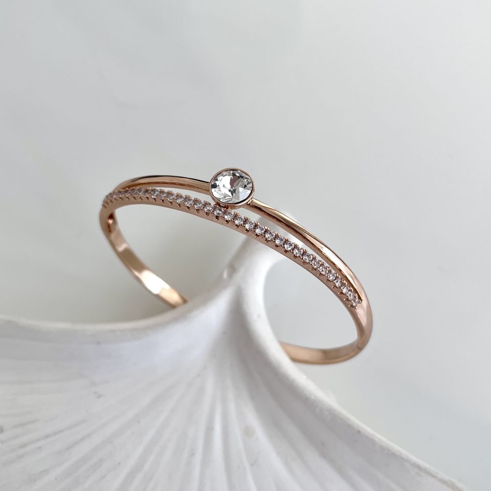 Xuping Taşlı Vip Kelepçe