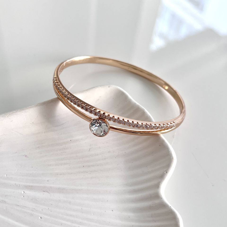 Xuping Taşlı Vip Kelepçe