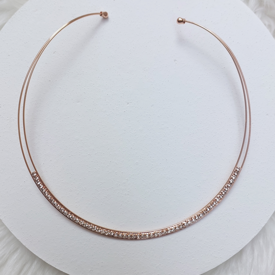 Xuping Vip Zirkon Taşlı Choker Kolye
