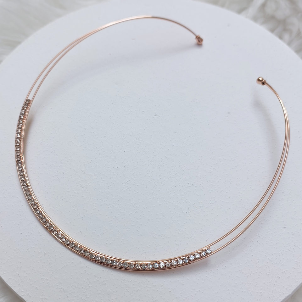 Xuping Vip Zirkon Taşlı Choker Kolye
