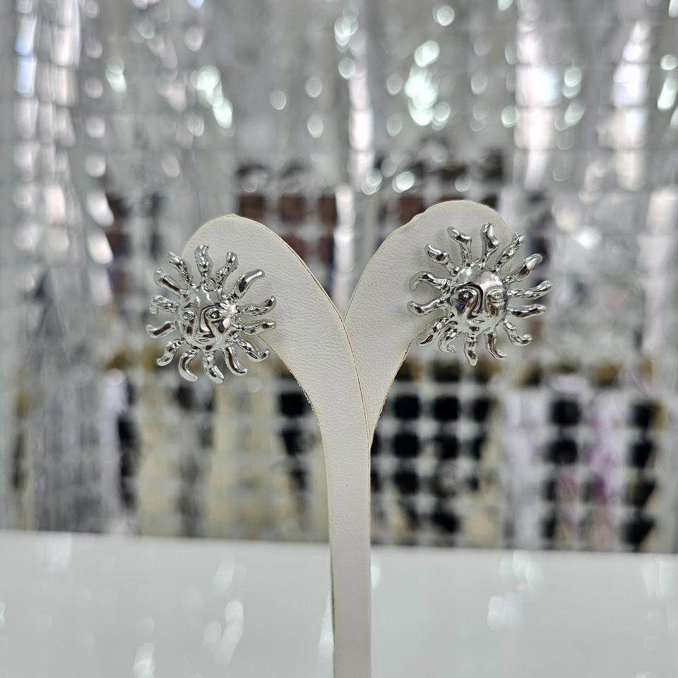 Güneş Küpe Silver