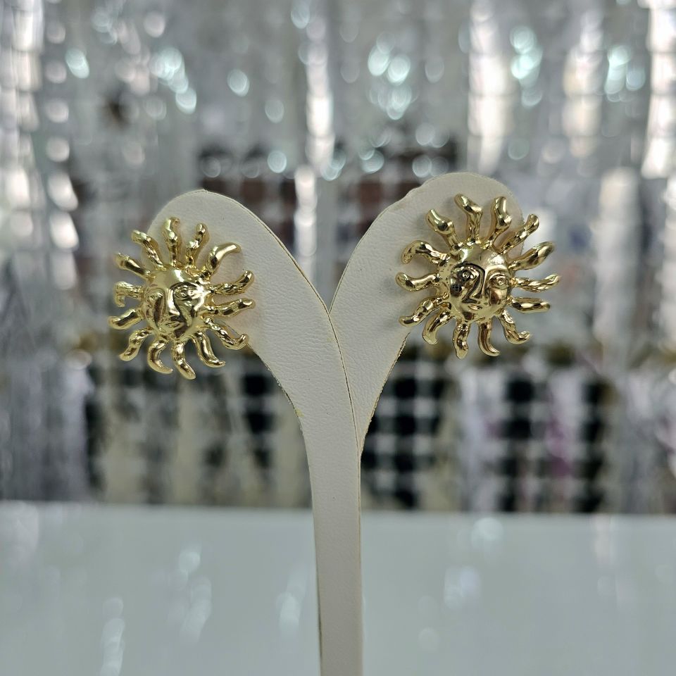 Güneş Küpe Gold