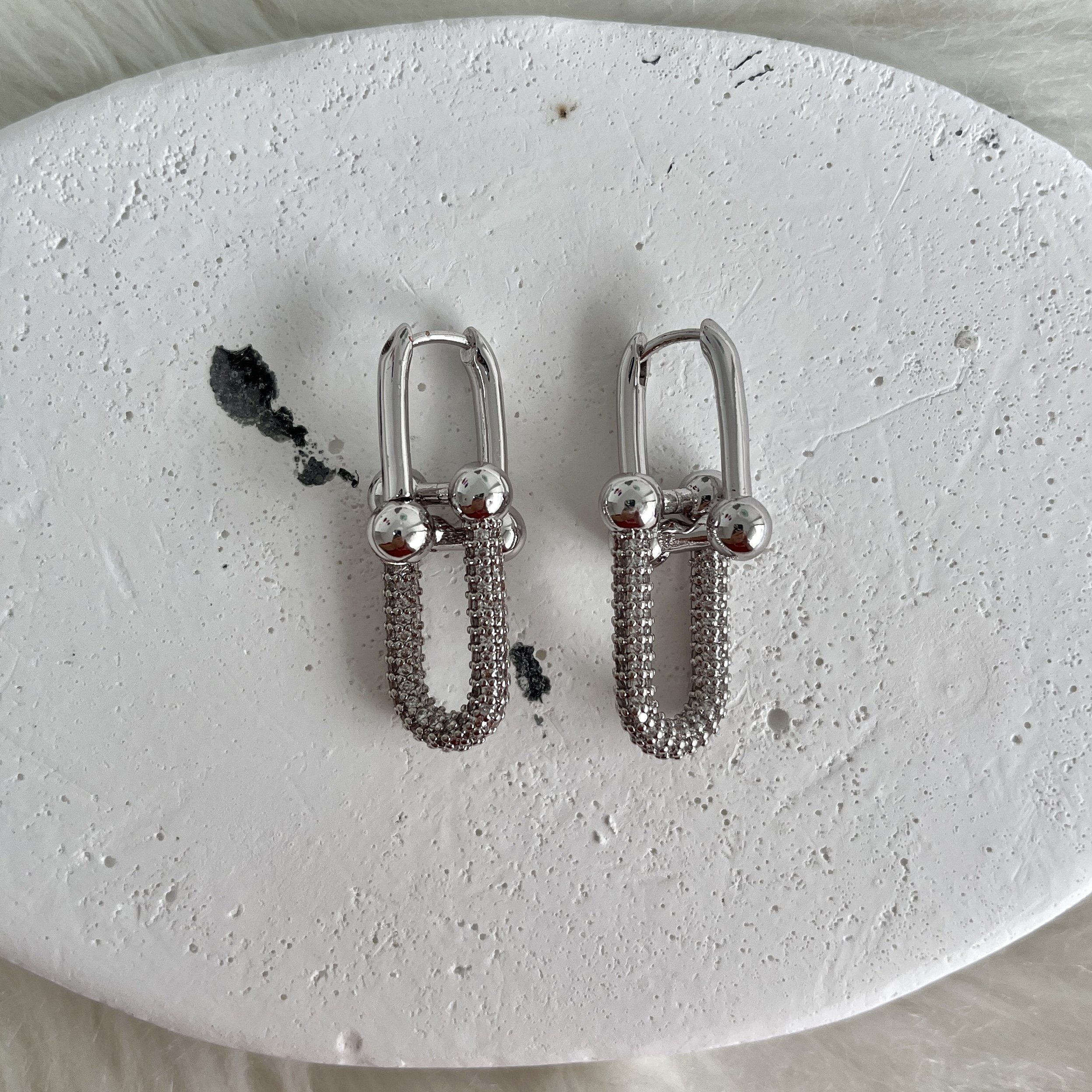 Özel Seri Zirkon Taşlı Tiffany Küpe