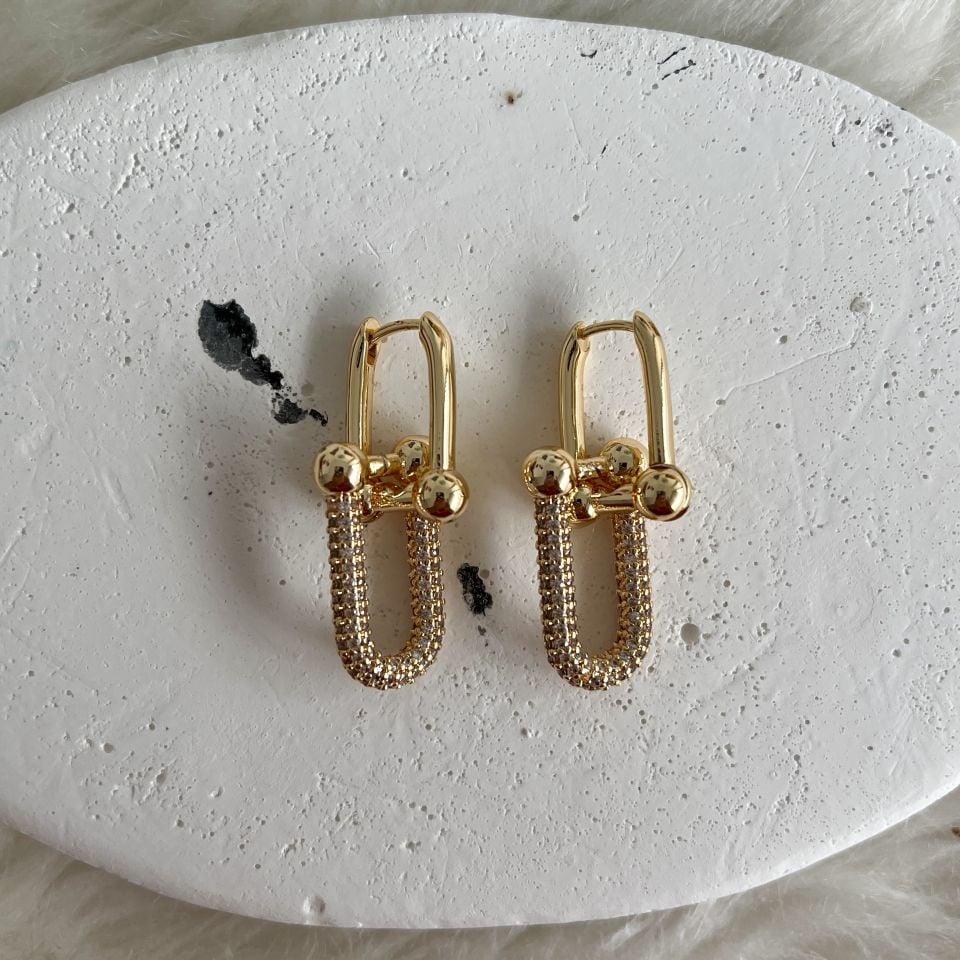 Özel Seri Zirkon Taşlı Tiffany Küpe