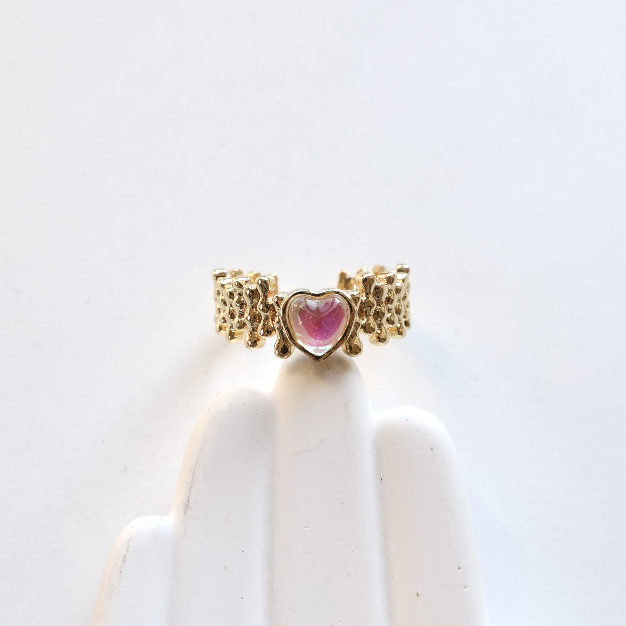 Renkli Kalpli Yüzük