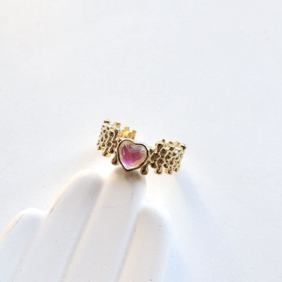 Renkli Kalpli Yüzük