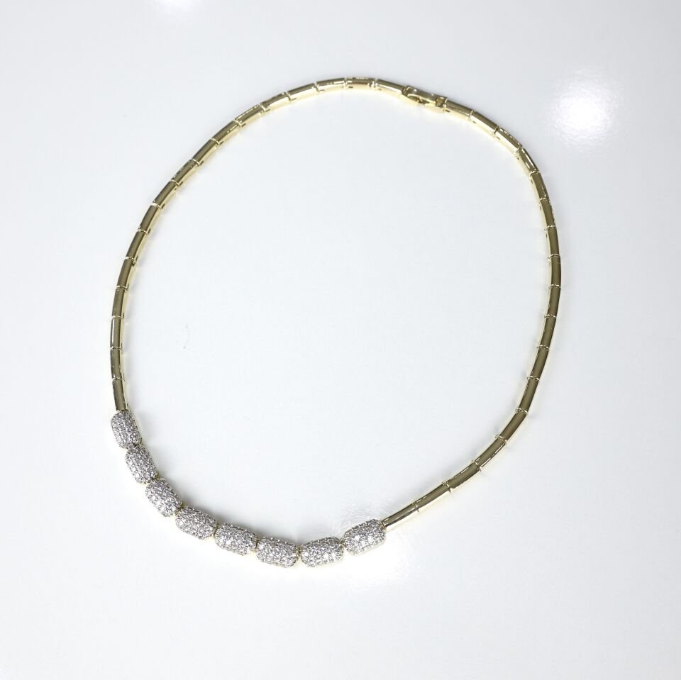 Zirkon Taşlı Kolye