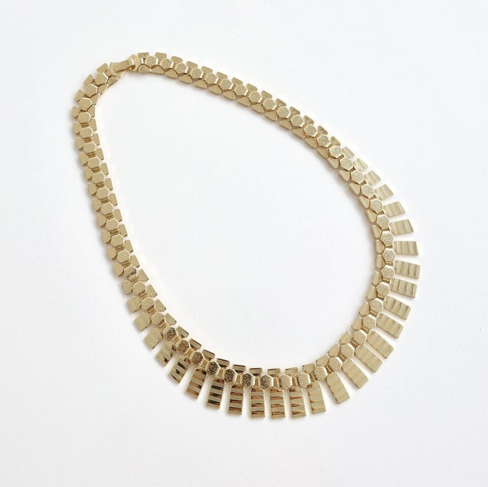 Çelik Kleopatra Kolye