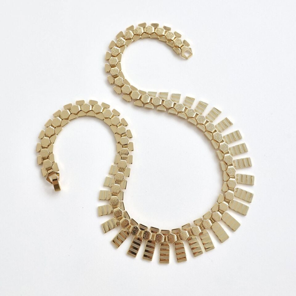 Çelik Kleopatra Kolye