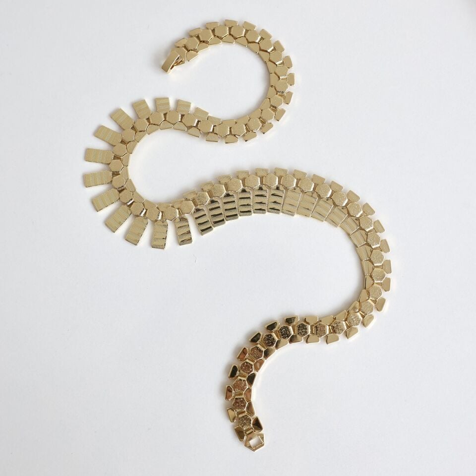 Çelik Kleopatra Kolye