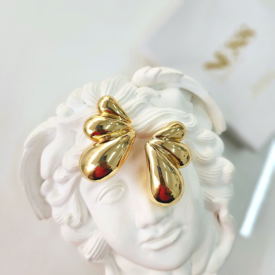 Vip Bombeli Damla Küpe