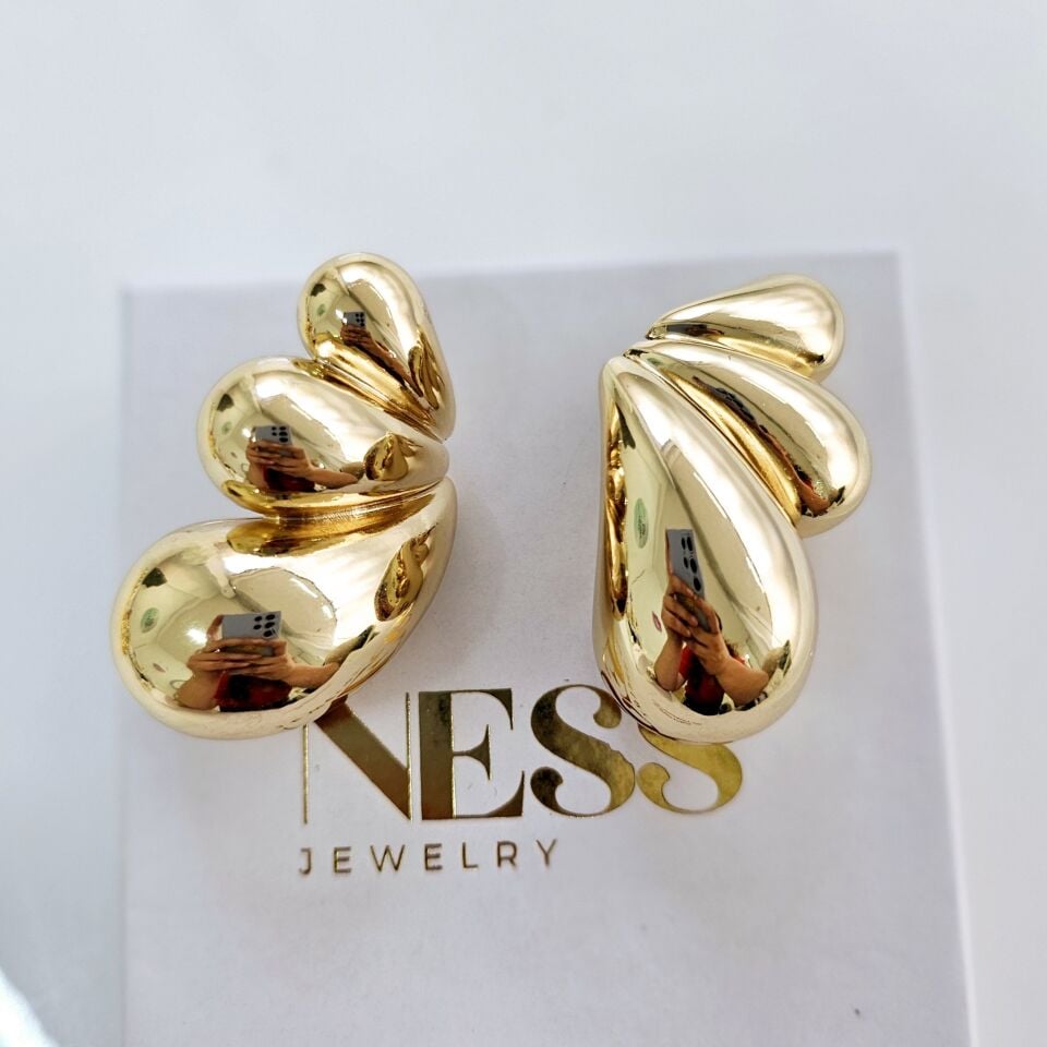 Vip Bombeli Damla Küpe