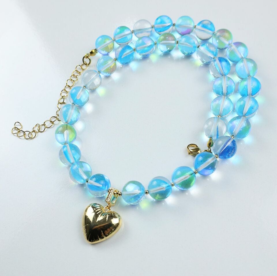 Termal Kuvars Kolye(Mavi)