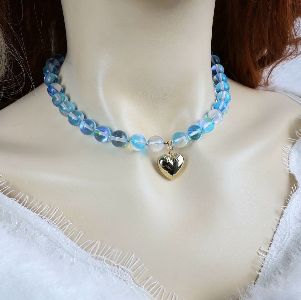 Termal Kuvars Kolye(Mavi)