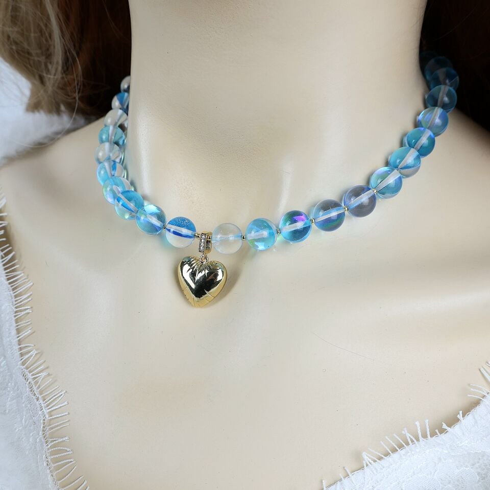 Termal Kuvars Kolye(Mavi)