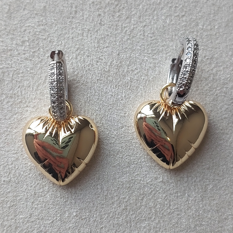 Özel Seri Kalp Küpe