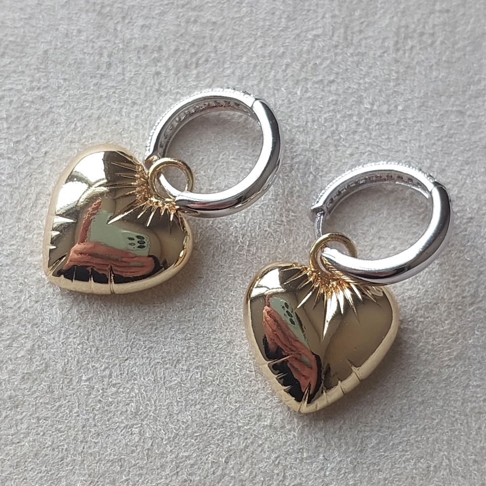 Özel Seri Kalp Küpe