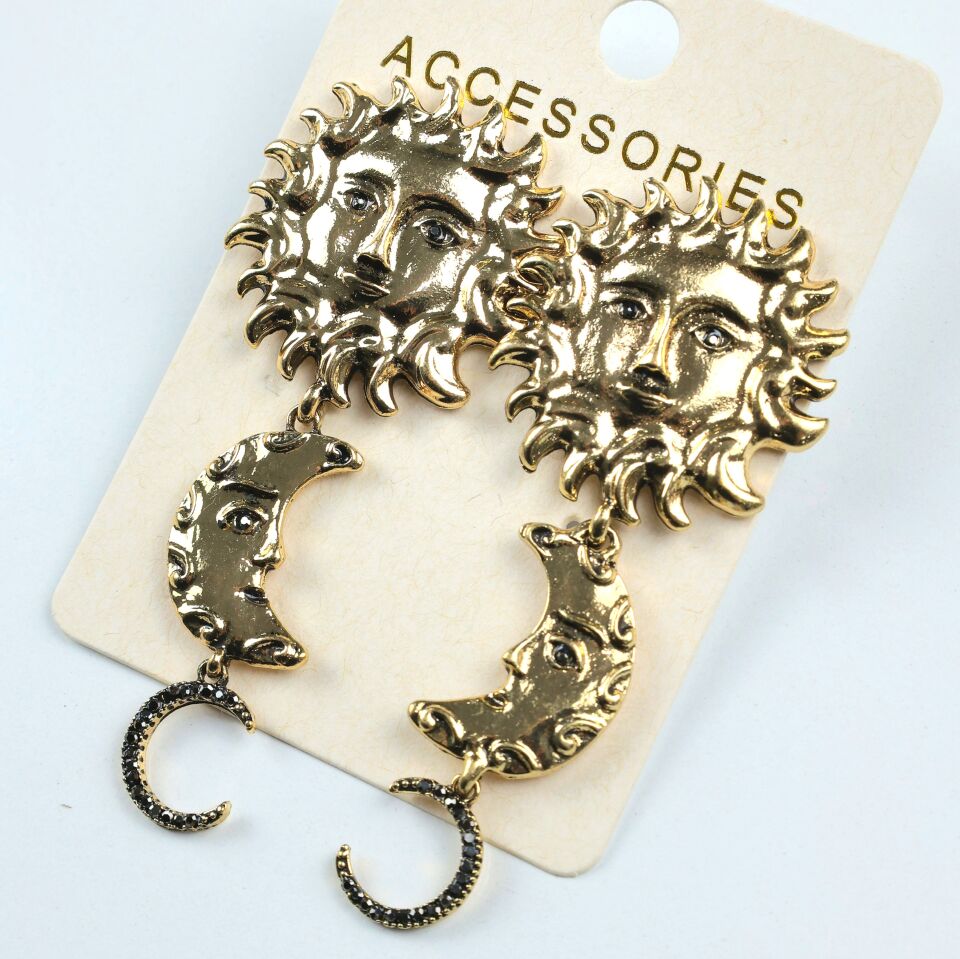 Zara Güneş Ay Küpe