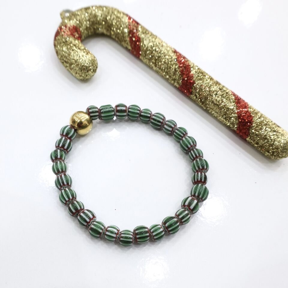 Yılbaşı Temalı Cam Bileklik