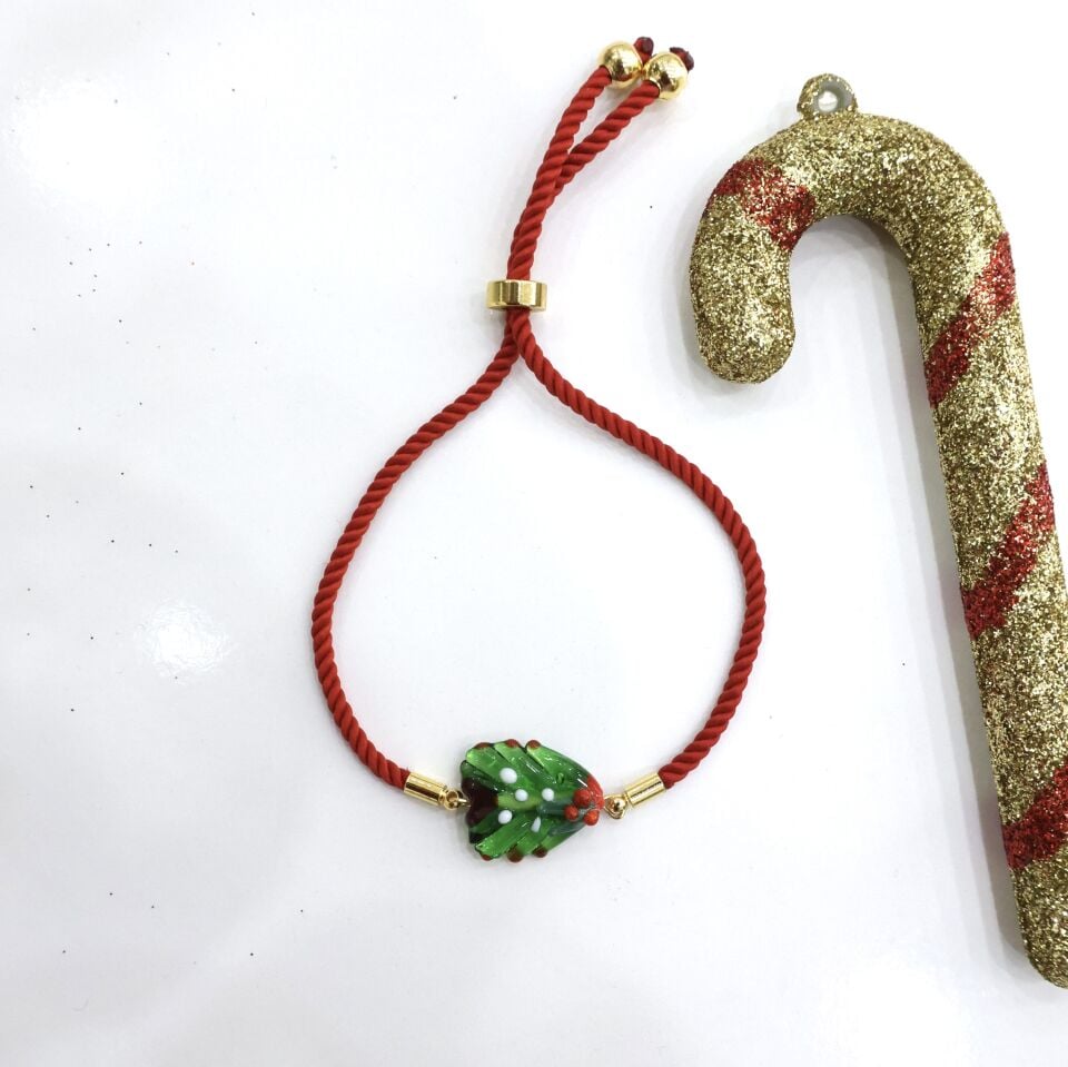 Yılbaşı Temalı Murano Bileklik