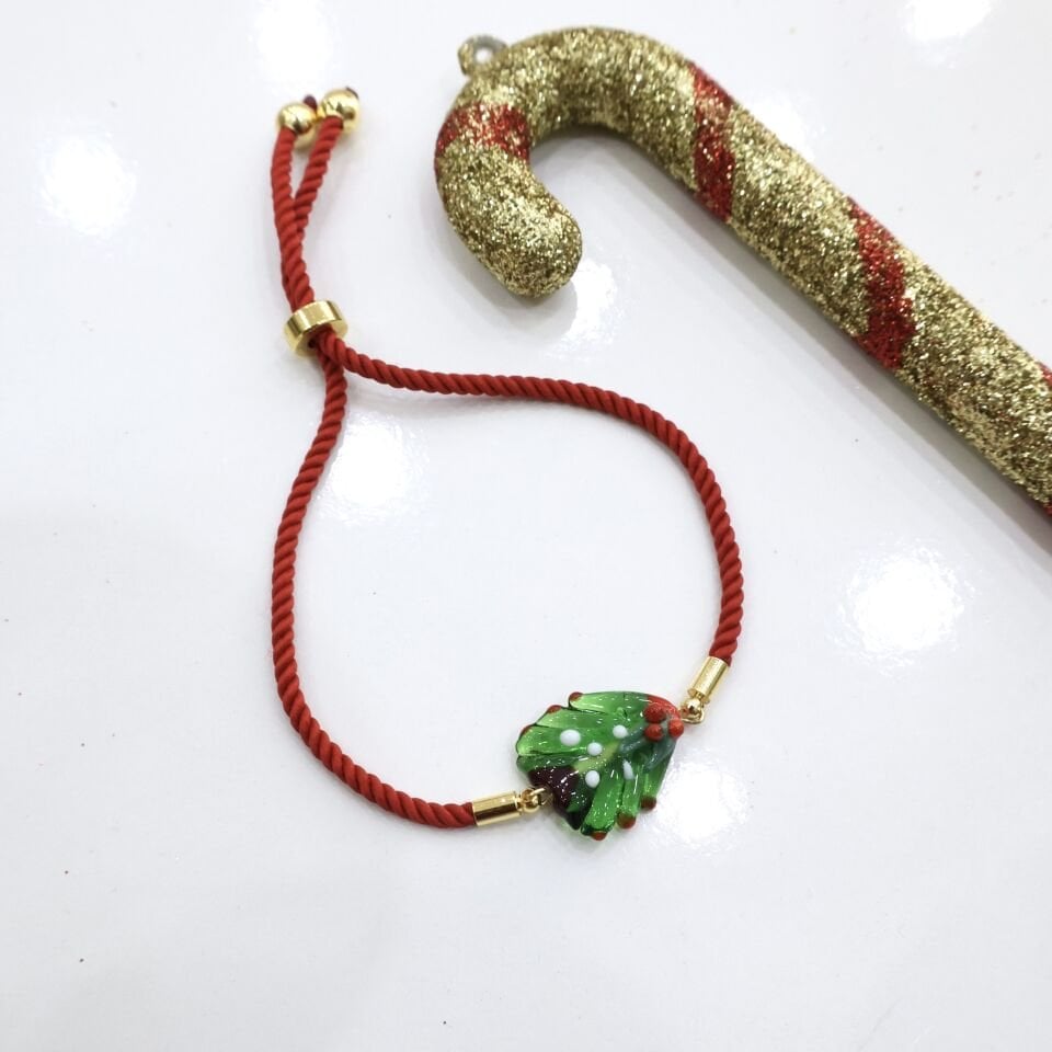 Yılbaşı Temalı Murano Bileklik