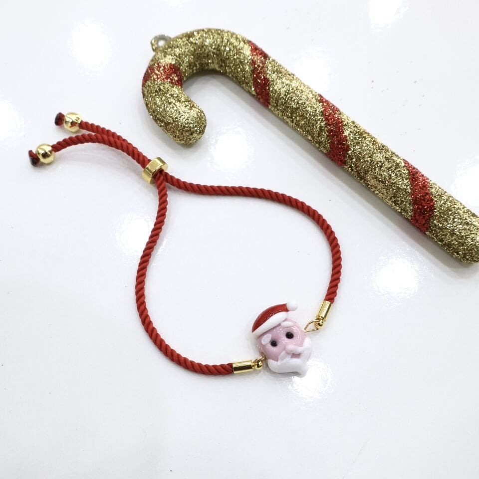 Yılbaşı Temalı Murano Bileklik
