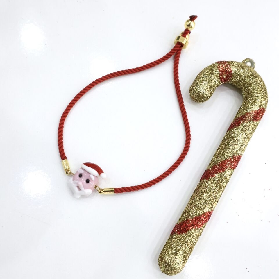 Yılbaşı Temalı Murano Bileklik