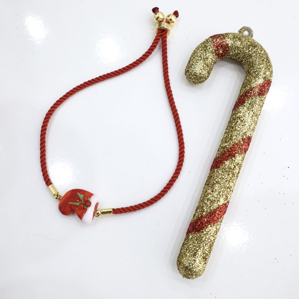 Yılbaşı Temalı Murano Bileklik