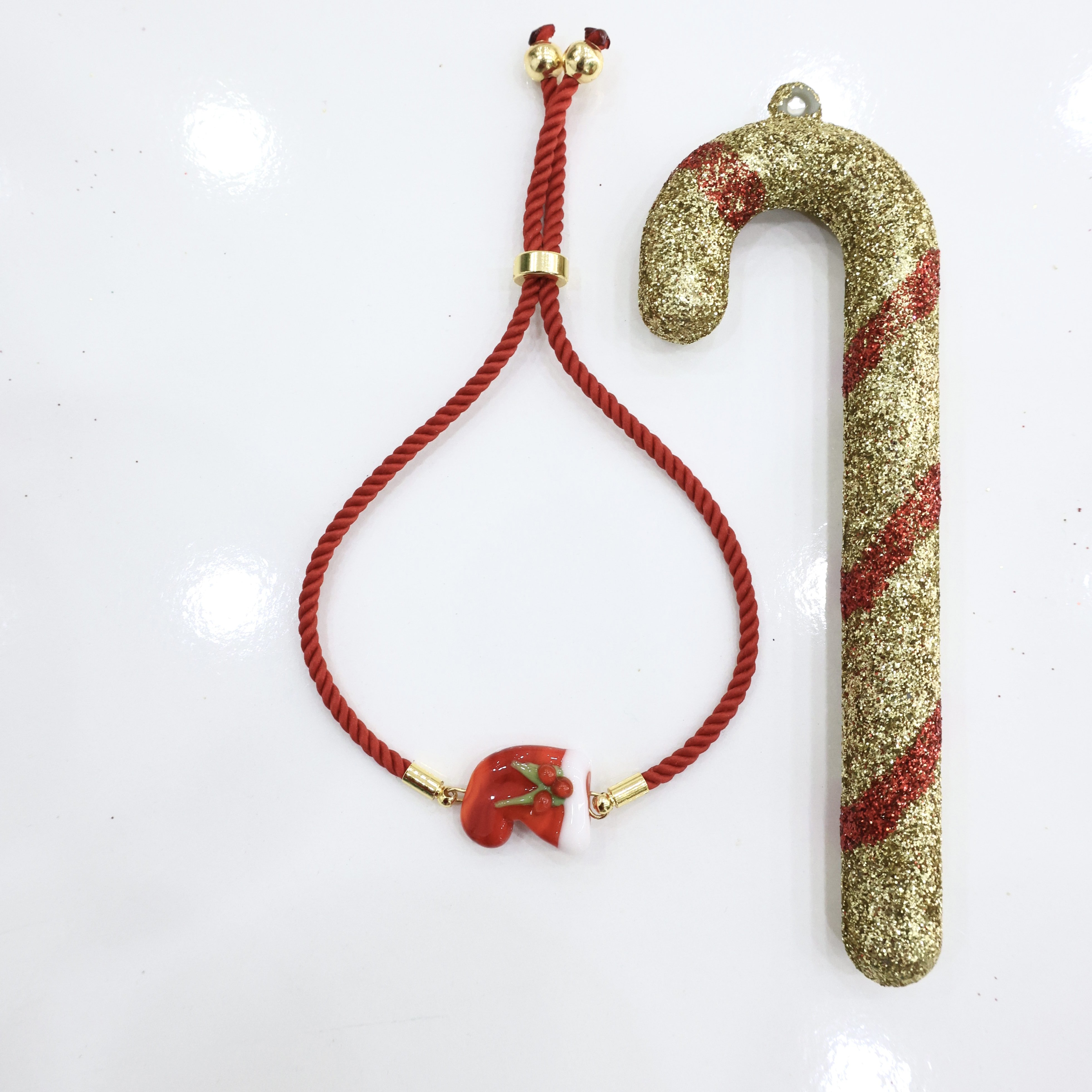 Yılbaşı Temalı Murano Bileklik