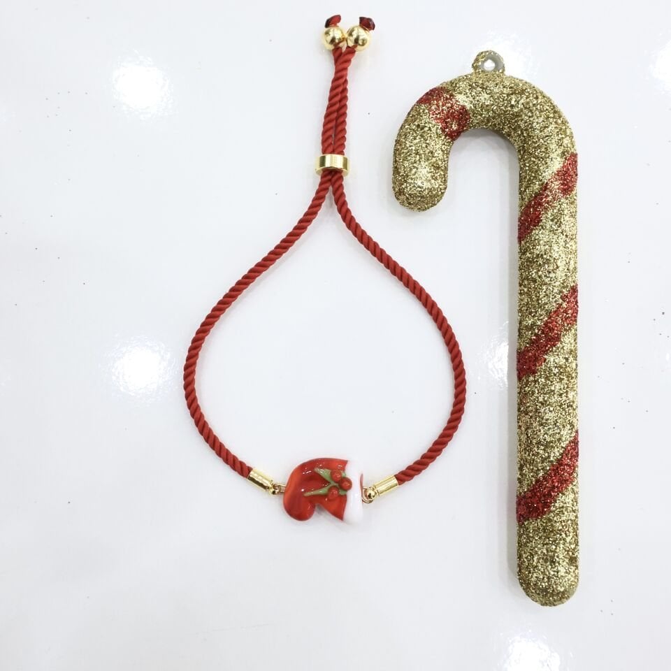 Yılbaşı Temalı Murano Bileklik