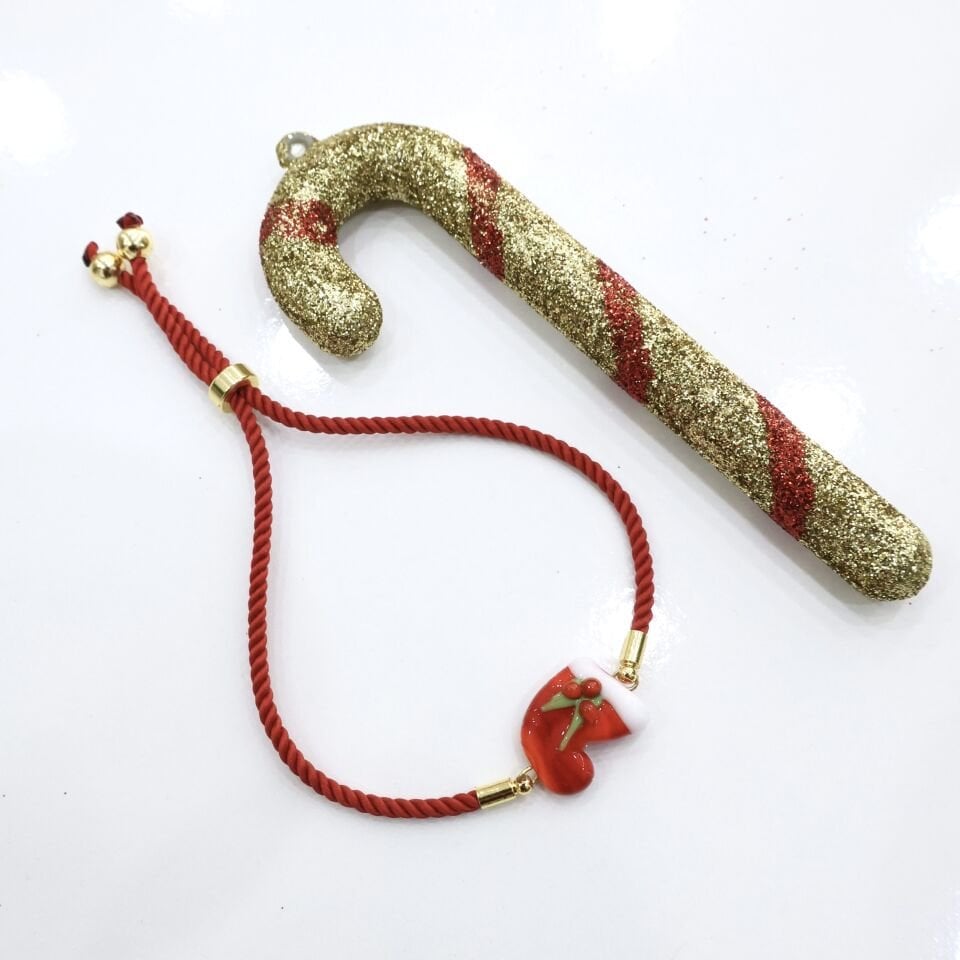 Yılbaşı Temalı Murano Bileklik