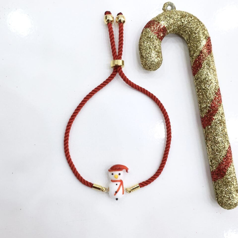 Yılbaşı Temalı Murano Bileklik