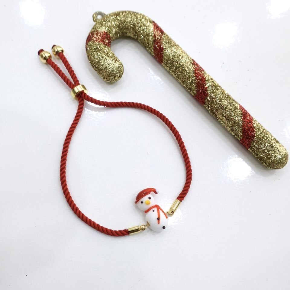 Yılbaşı Temalı Murano Bileklik