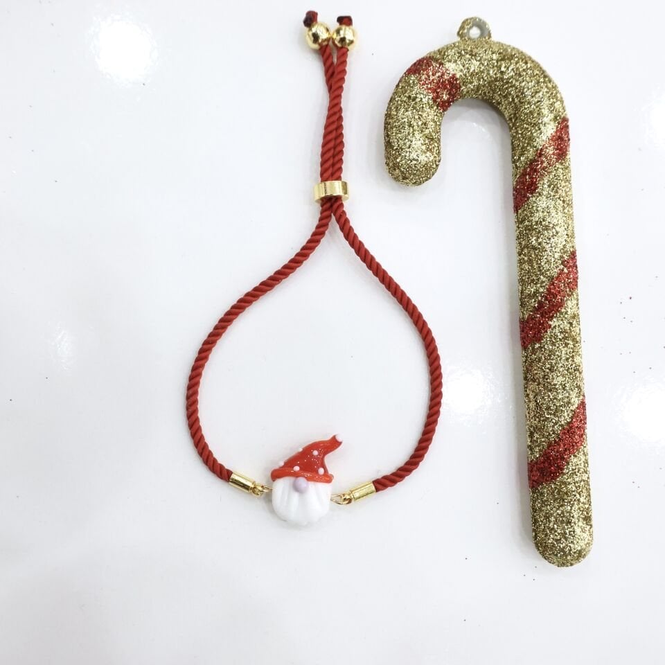 Yılbaşı Temalı Murano Bileklik