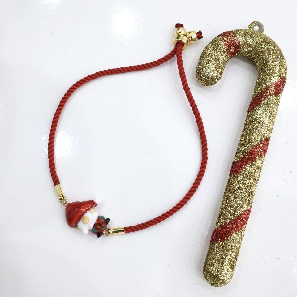 Yılbaşı Temalı Murano Bileklik