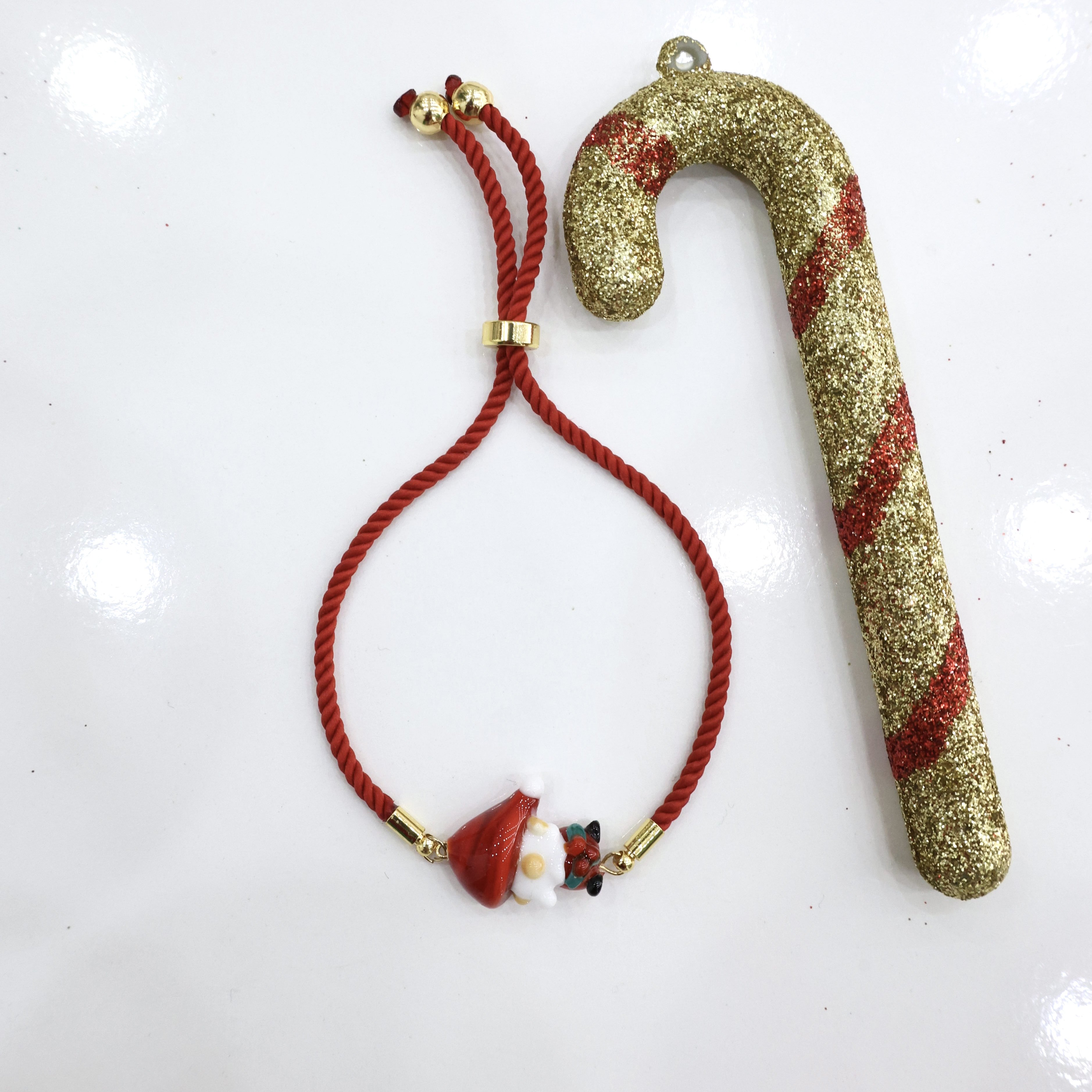 Yılbaşı Temalı Murano Bileklik