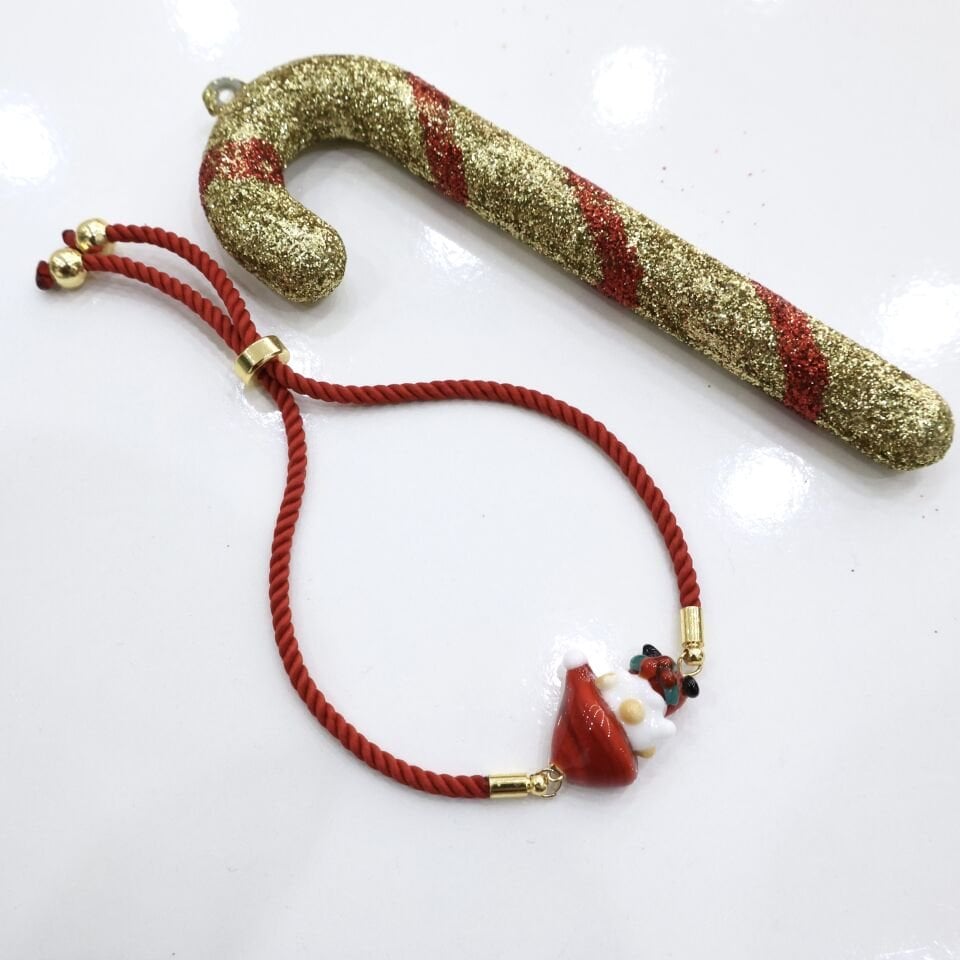 Yılbaşı Temalı Murano Bileklik