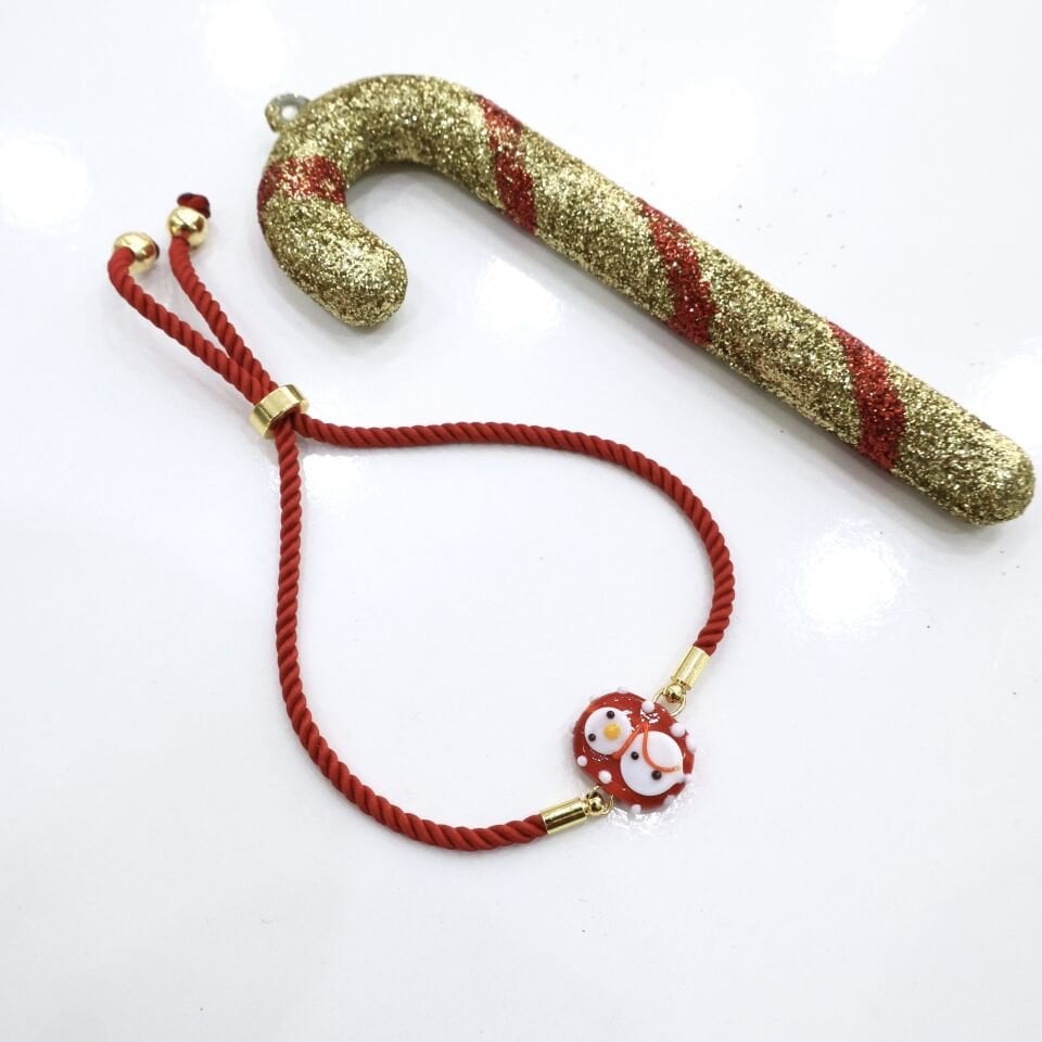 Yılbaşı Temalı Murano Bileklik