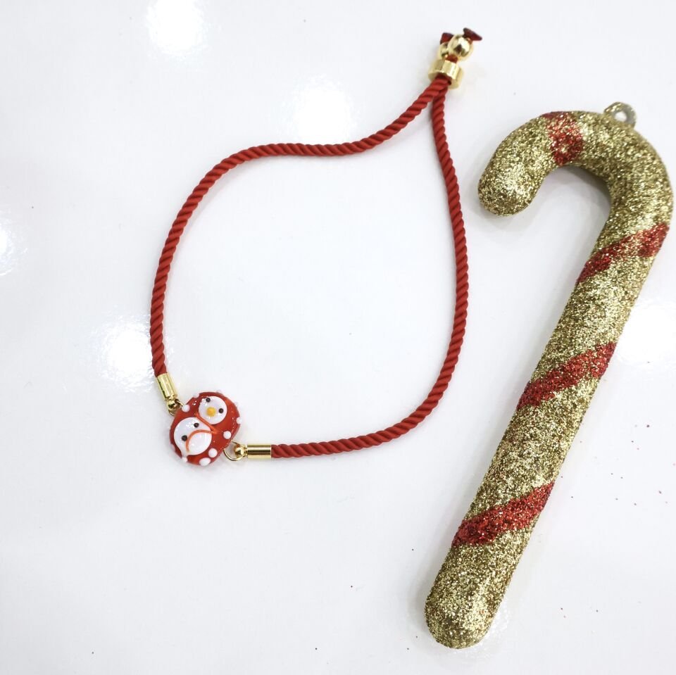 Yılbaşı Temalı Murano Bileklik