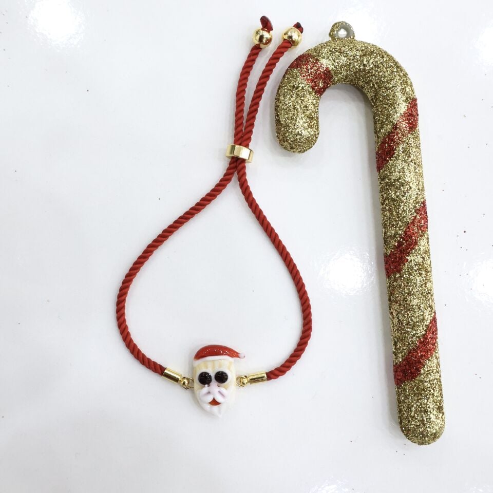 Yılbaşı Temalı Murano Bileklik