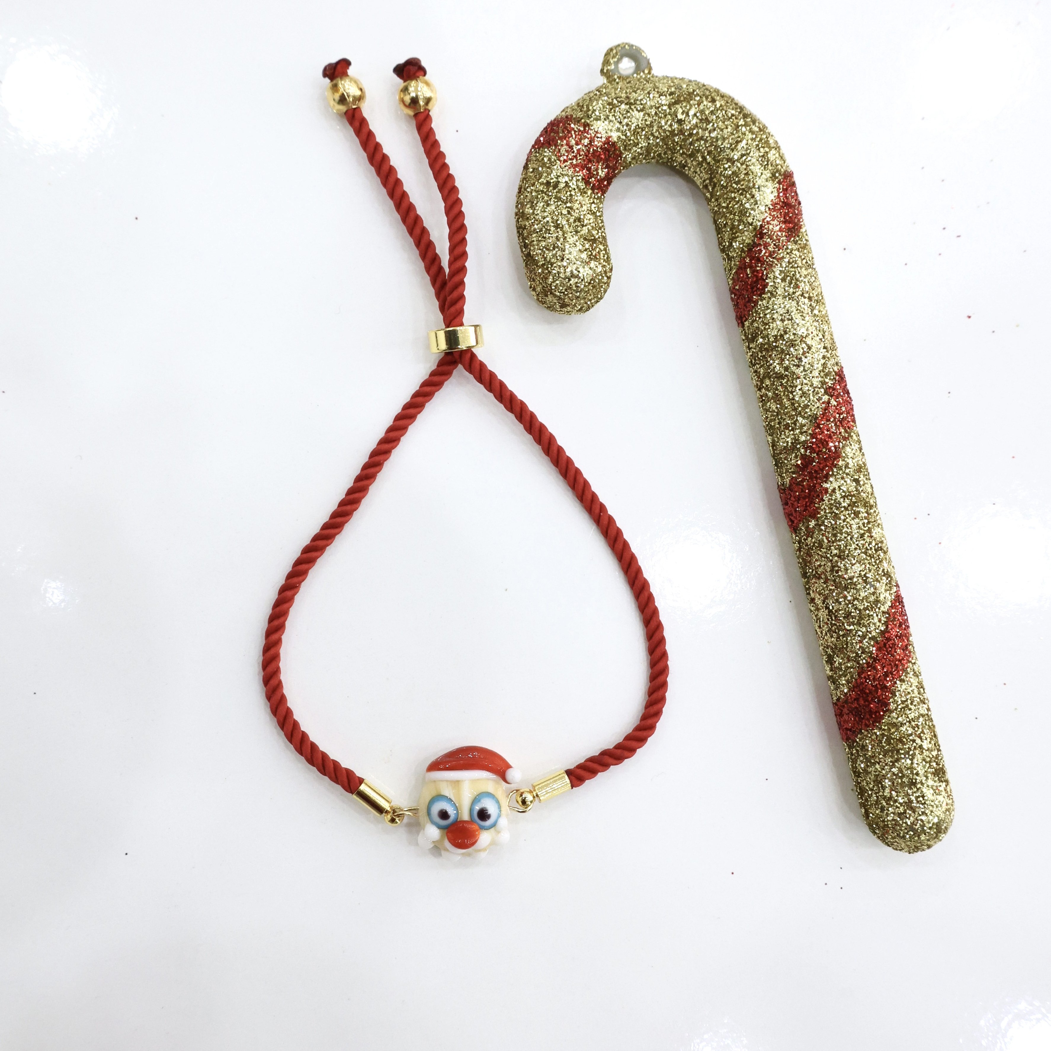 Yılbaşı Temalı Murano Bileklik