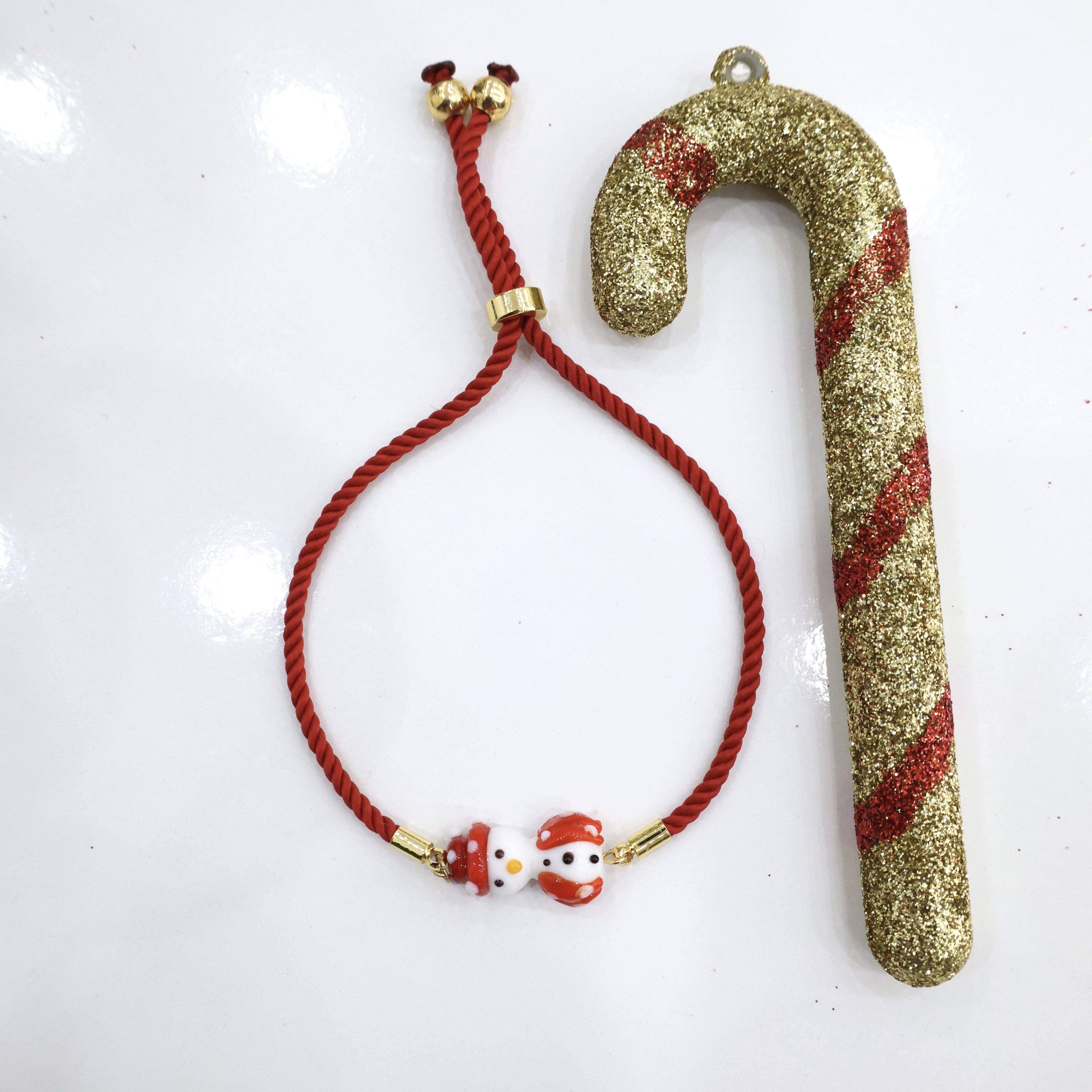 Yılbaşı Temalı Murano Bileklik