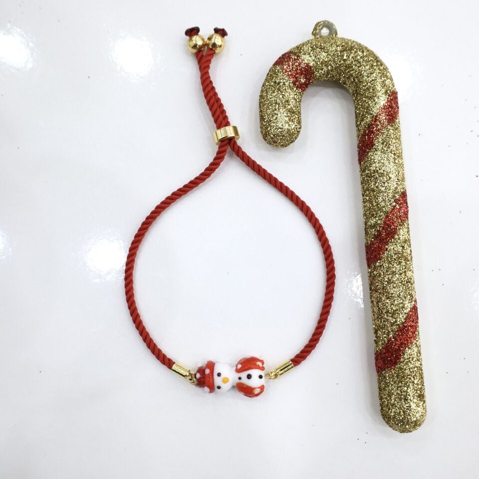 Yılbaşı Temalı Murano Bileklik