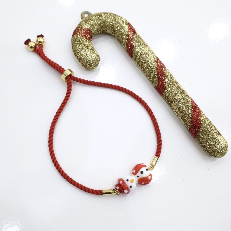 Yılbaşı Temalı Murano Bileklik