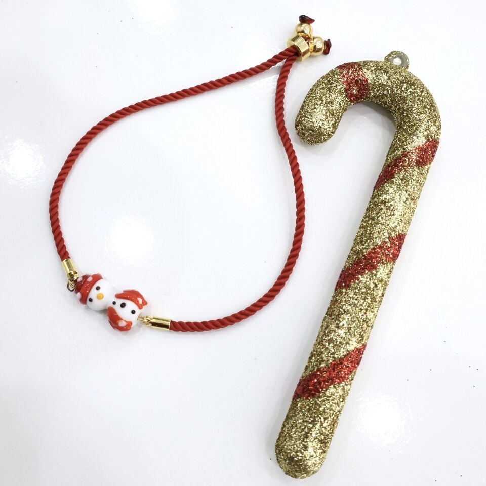 Yılbaşı Temalı Murano Bileklik