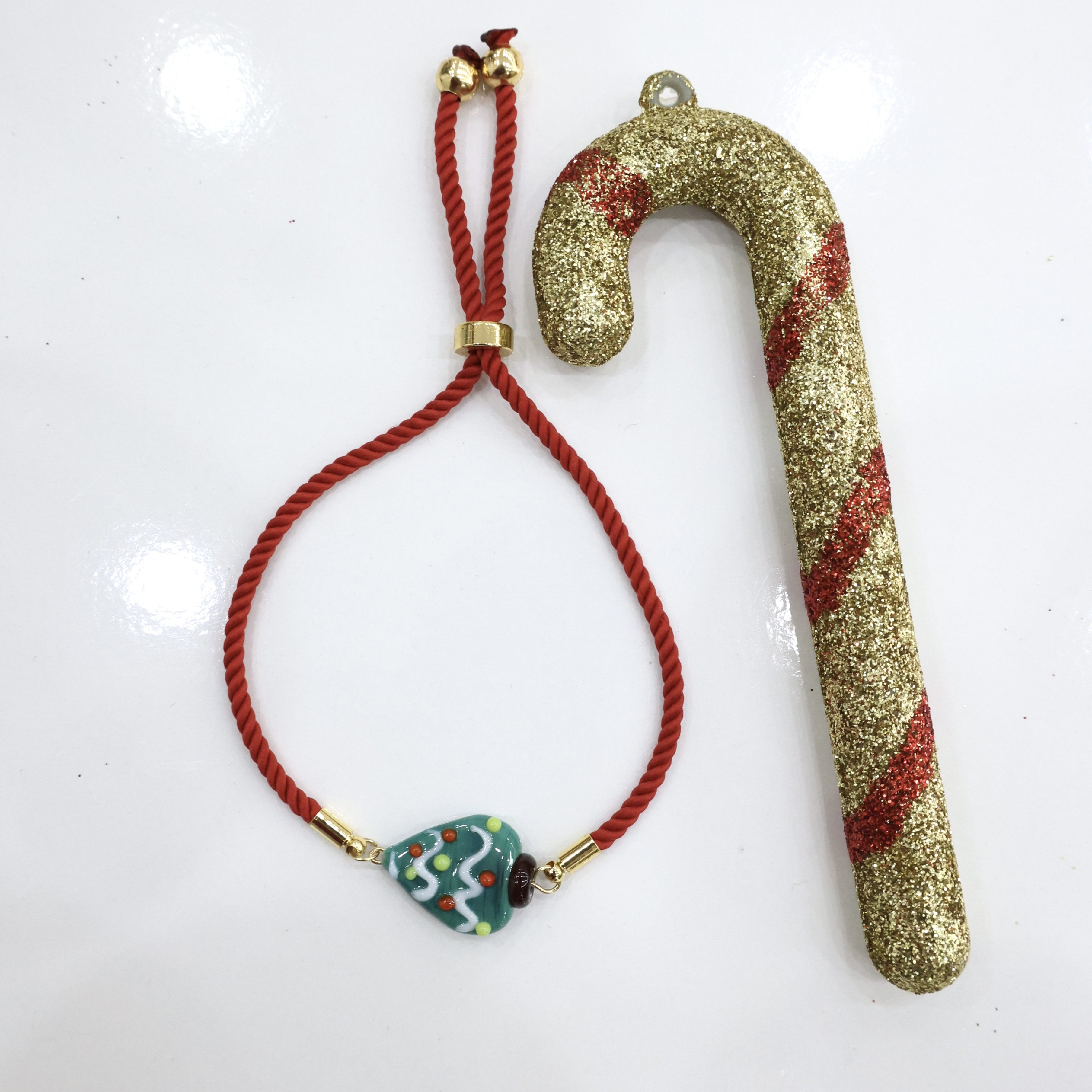 Yılbaşı Temalı Murano Bileklik
