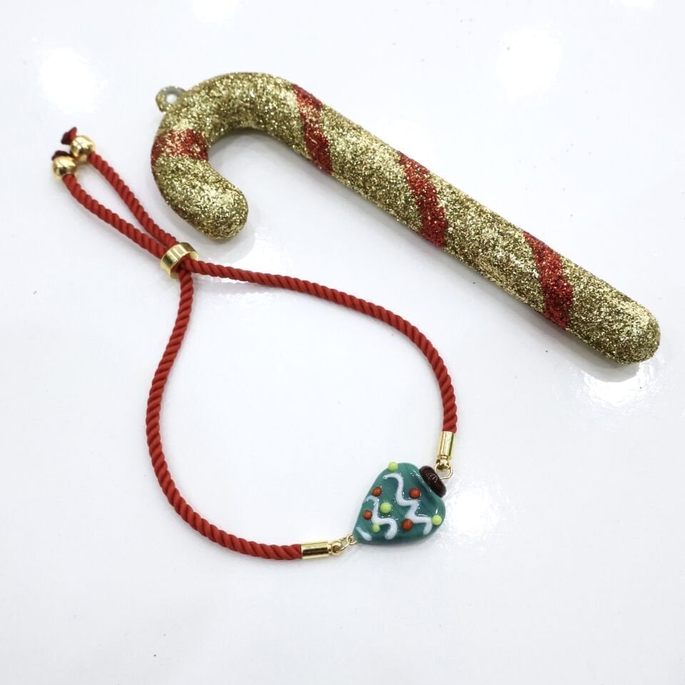 Yılbaşı Temalı Murano Bileklik