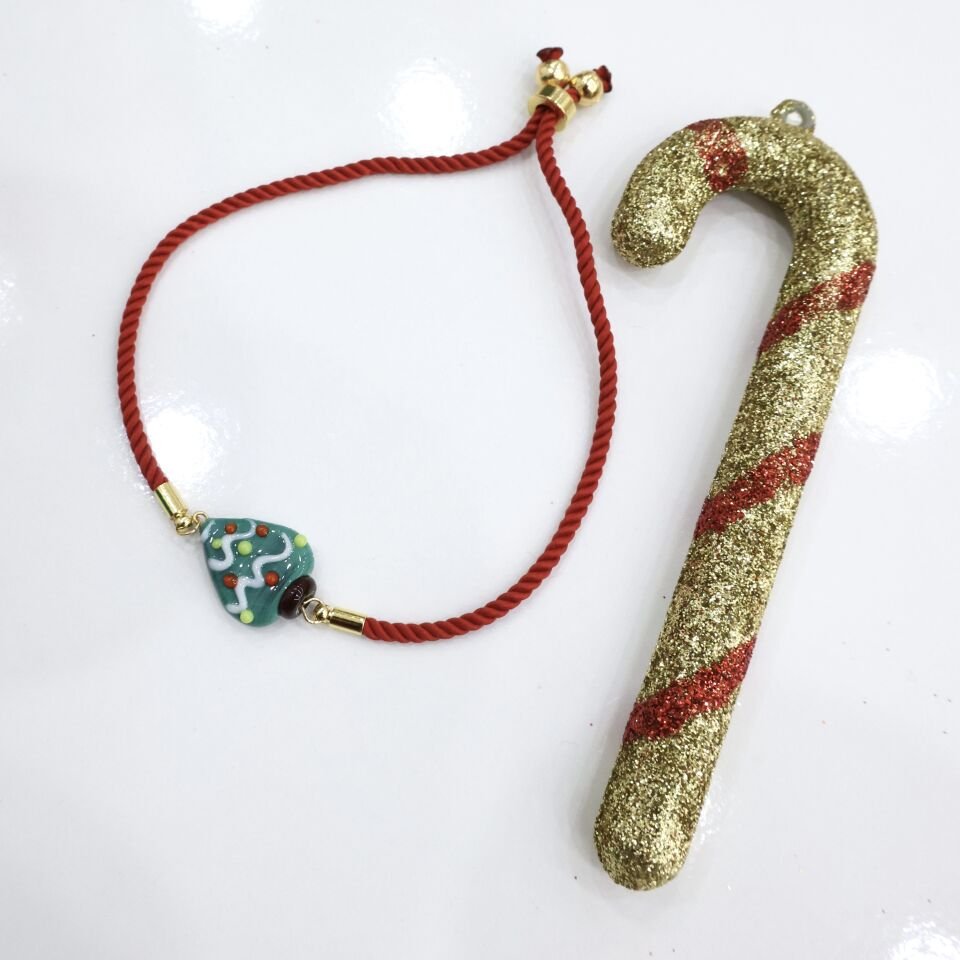 Yılbaşı Temalı Murano Bileklik
