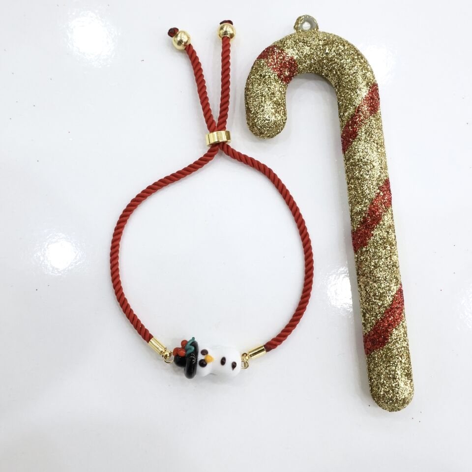 Yılbaşı Temalı Murano Bileklik