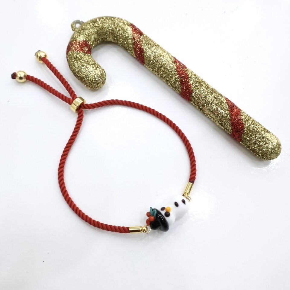 Yılbaşı Temalı Murano Bileklik